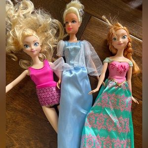 Frozen 3 Dolls
